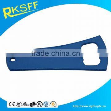 blue color bottle opener with zinc alloy