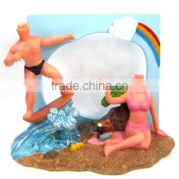 Surfing Under Sunshine Couple Bobblehead Body