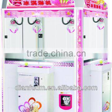 New hot sale pink twins crane claw arcade ice cream crane machine