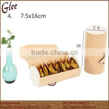 Round Tea Box Wood Gift Box