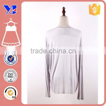 Guangzhou Factory Sell Boat Neckline Cropped Hem Basic 140G Cotton T-shirt photo-2
