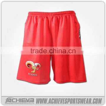 custom men's sportswear compression shorts