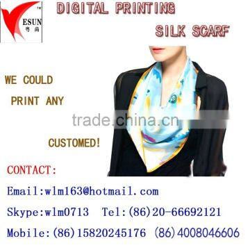 sublimation printing silk scraf