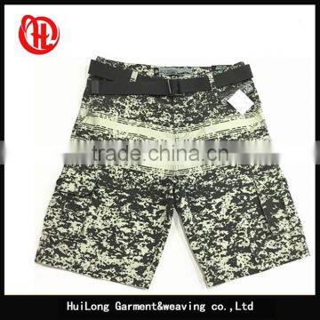 Soft Canvas Polyester 10% Cotton Pants Mens Cargo Shorts photo-2