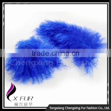 CX-A-47D Wholesale Cheap Cute Gift Multicolor Lamb Fur Slap Cuff Bracelet