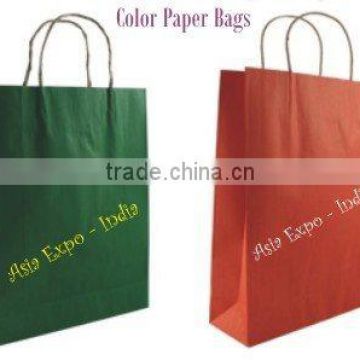 Kraft Paper Bags in Colors / Colorful Paper Bags