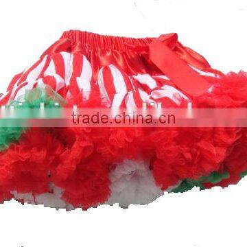 Red Pettiskirt TuTu Dress For Girls Christmas Puffy Tulle Skirts photo-5
