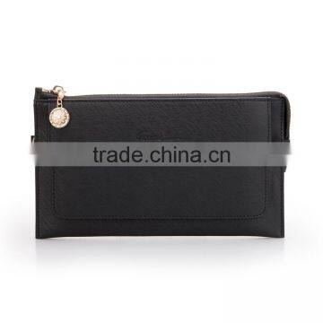 Wholesales Guangzhou Genuine Cow Leather Ladies Envelope Clutch Bag Women Clutch HandBag photo-3