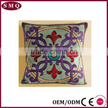 Latest Design Embroidered Natural Linen Cushion Cover photo-2