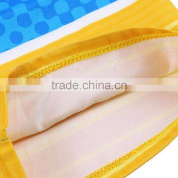 High Quality Customed Drawstring Waisted Bright Color Printing Boys Swimming Shorts photo-5