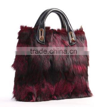 Factory Directly Supply Luxury Fashion Ladies Handbags Real Fox Fur Bag photo-6