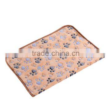 Pet Mats Thick Blanket Cat Dog Puppy Kitten Warm Waterproof Fleece Soft Blanket Bed Mat Paw Print New photo-5