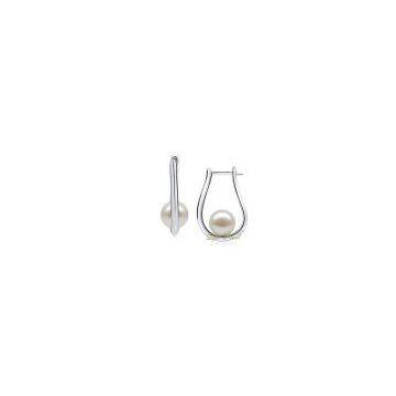 925 Silver freshwater pearl Earring