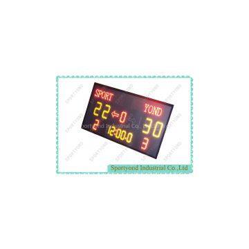 Gym high school Basketball led electronic scoreboard display