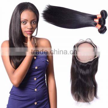 Top Good Quality Grade 8A Brazilian Human Virgin Hair 360 Full Lace Frontal Closure