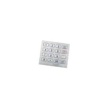 RS-232 IP65 Stainless Kiosk keypad Support DES Kiosk Metal Keyboard