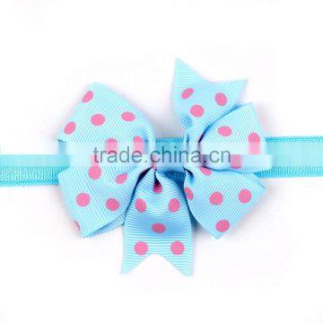 Baby Girl Dot Bows Headband Toddlers Hair Band Accessories