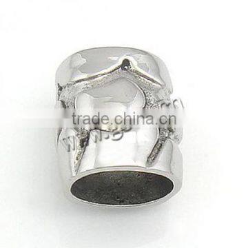 New Stainless Steel Tube Beads Beading Jewelry Making Stainless Steel Spacer Beads photo-2