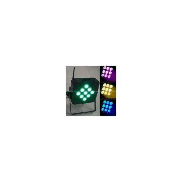 9pcs 3watt Tricolor Flat Battery Par Can