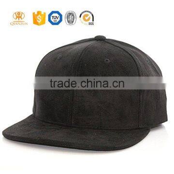 Wholesale Custom blank 6 panel suede snapback