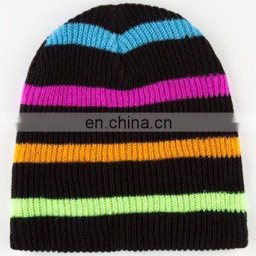 fashional newest elegant warm soft cozy popular pretty knit stripe beanie