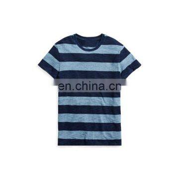 New 100% Cotton Wholesale Custom Striped t Shirt Mens photo-5