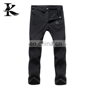 Waterproof fleece lining trousers softshell ski pants