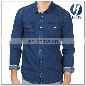 high quality factory price jeans shirt fashion