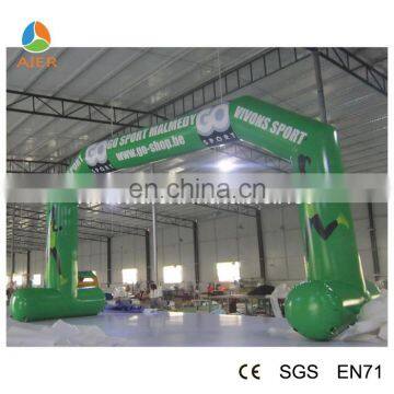 6x4m Green Sport Archway,finish Line Arches,cheap Inflatable Arch for Sale photo-2