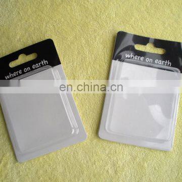 Transparent Plastic blister with paper card