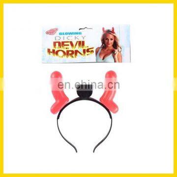 Dicky Devil Horns, in Polybag with Header