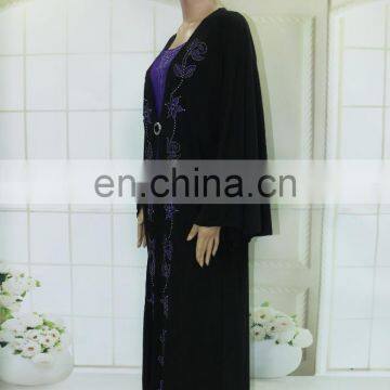 Wholesale Dubai Butterfly Cotton Abaya photo-3