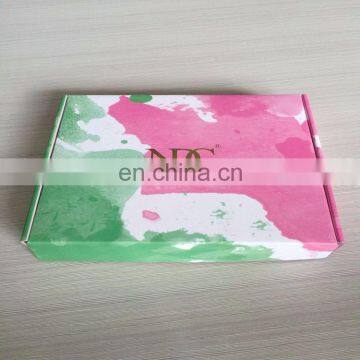 Corrugated material high quality pink corrugated cardboard box