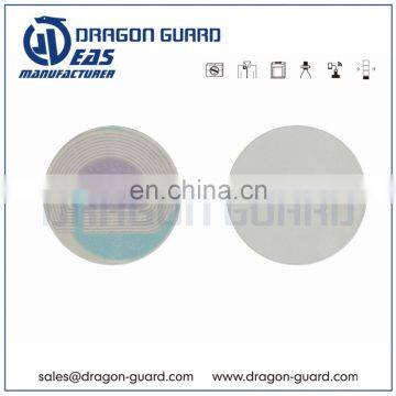 Round label anti theft for commodity eas label