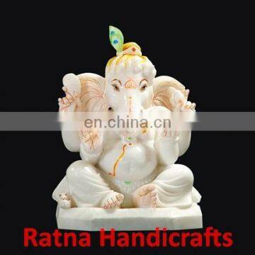 Ganesh Figurine Marble Statue D001