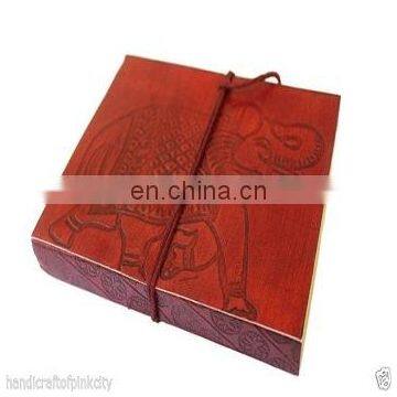 Gift Purpose Red Vintage Leather Journal Notebook Diary Plane Leather notebook