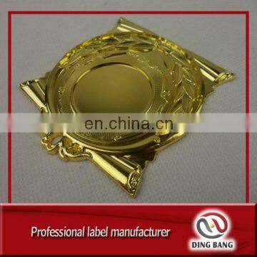 Realiable OEM Factory 24K Gold Plated And Metal Blank Type Collectale Souvenir Embossed Custom Gold Medal