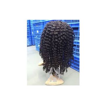 Human Hair 24 Inch Clip In Hair Extension Cambodian Jerry Curl Kinky Straight