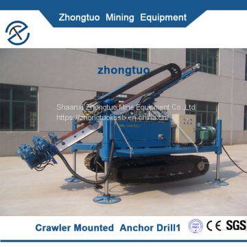 Pneumatic Crawler Rock Drill Machine With Drilling Pipe Φ60×2000mm