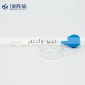 rubber head suction dropper pipette glass