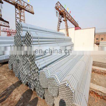 ASTM A53 A106 GR B Zinc Coating Tube Carbon Erw Steel Galvanized for Scaffolding Pipes photo-3