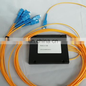 FTTH 1x2 1x4 1x8 1x16 1x32 Fiber Optical PLC Splitter ABS Box