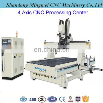 4 axis one head wood cnc machine price ATC 4 axis wood cnc router machine