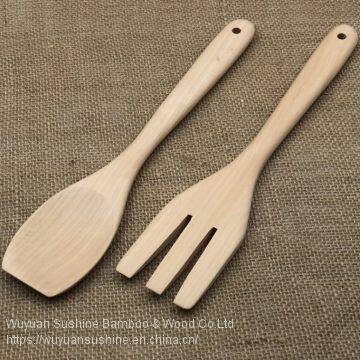 Wooden Food Turner and Spatula,Made of Chinese Cherry