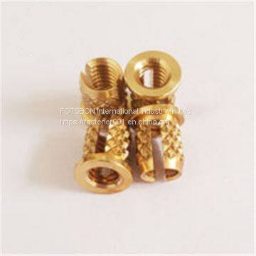 PFLB-256/440/632 Insertos Knurling Brass Insert Nut Press-in Threaded Inserts Flange-Head Plain PEM Knurled Inserti Copper Nuts PEM Standard photo-2