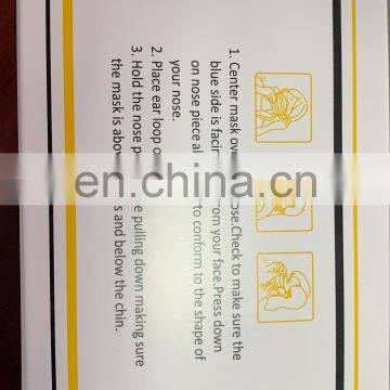 Non Woven 3ply Face Mask Earloop Disposable Medical Surgical Mask