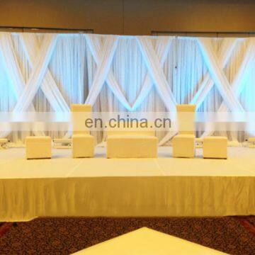 Customize Romantic Backdrop Curtain Drape Fabric Wedding Hall Backdrop Ideas Indian Wedding Decorations Decor photo-6