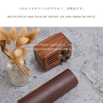 Vintage, Artistic, Simple Eyewear Case; Crush-resistant, Handmade Sunglasses Case photo-3