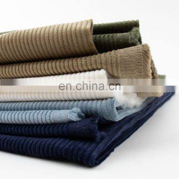 Good Drapery Solid Dyed 100% Polyester 8 Wale Corduroy Fabric for Jacket/pillow/trousers photo-3