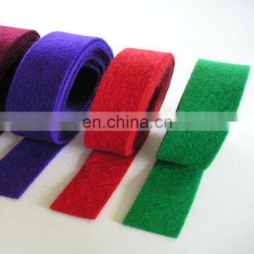 DIY wool felt strip for piano red color